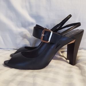 Cole Haan Peep Toe Sling Back Heels